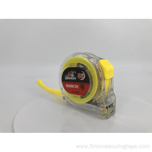 Custom transparent steel measuring tape